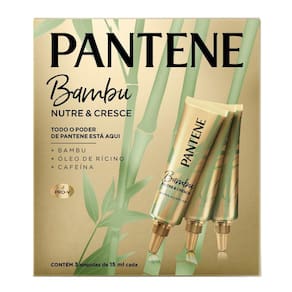 Ampola Pantene Força e Reconstrução 3 Unidades de 15ml Cada