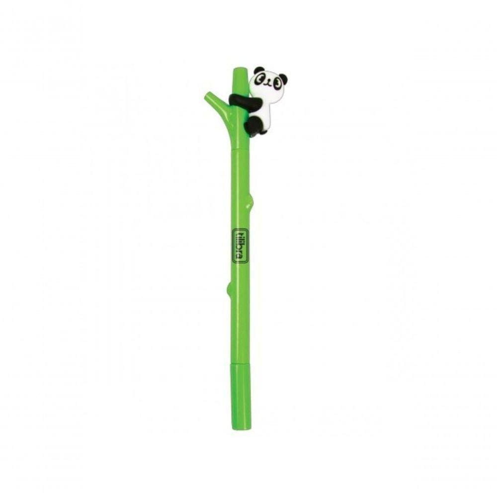 Caneta Gel Panda Verde Escuro