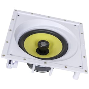 Caixa De Som Acústica Quadrada Angulada de Embutir Arandela JBL CI Plus 8SA 200w Rms - Branca