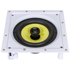 Caixa De Som Acústica Quadrada de Embutir Arandela JBL CI Plus 6S 160w Rms - Branca