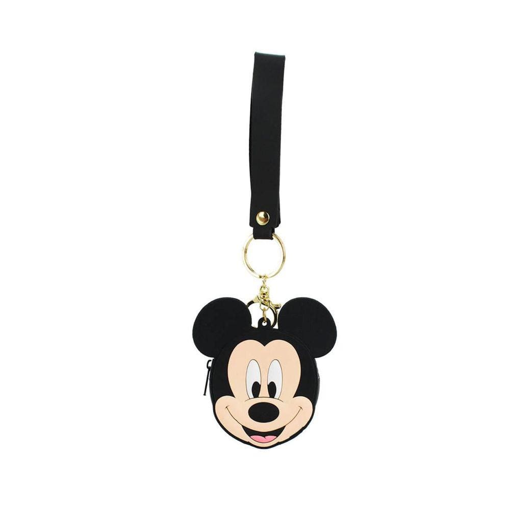 Chaveiro Porta Moedas Mickey Silicone 10X9Cm - Disney