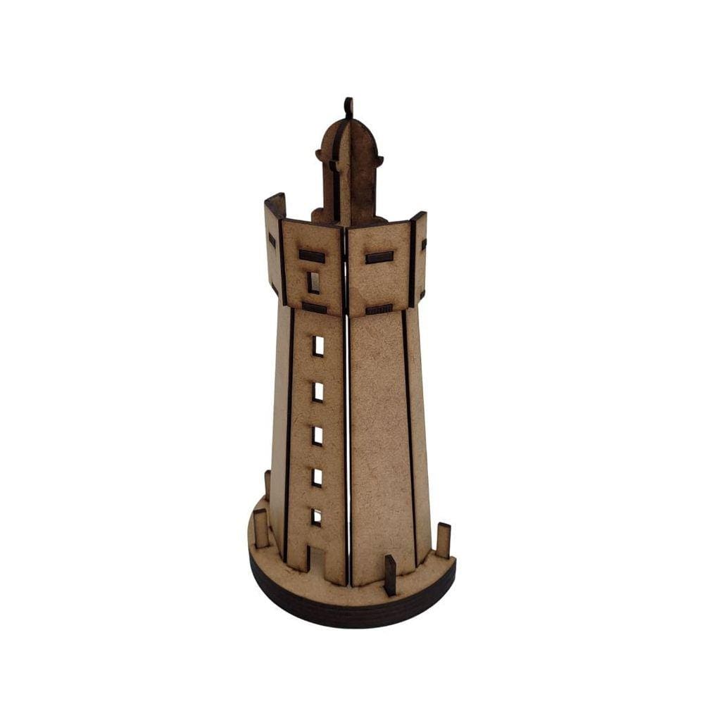 Miniatura 3D Farol, Metade 20cm - Jeito Próprio Artesanato