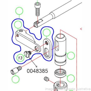 Parafuso De Ligação Para Levantar Calcador Bracob Bc4000 - Conj.18-13-6004