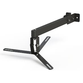 Suporte Projetor Datashow Mini Led Parede Braço 40 Cm - Preto