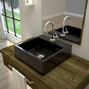 Kit Cuba Q395 com Válvula Click Botão 1 Polegada B Compace Preto