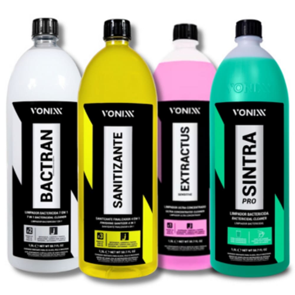 Kit Vsc Bactran, Extractus, Sanitizante Sintra Pro 1,5l.