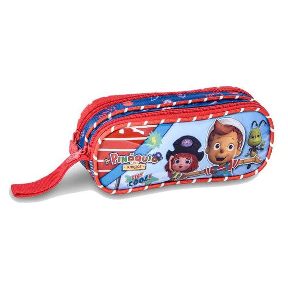 Estojo Duplo Pinoquio E Seus Amigos Clio PC23153F