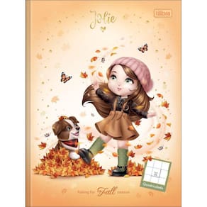Caderno Quadriculado Brochura Costurado Jolie 40Fls Tilibra