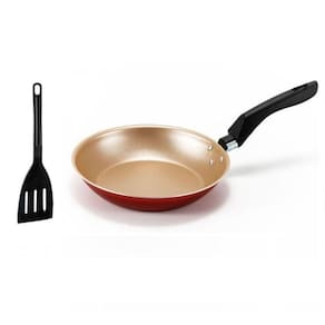 Frigideira Francesa 18 Cm Antiaderente Teflon Espátula Cor