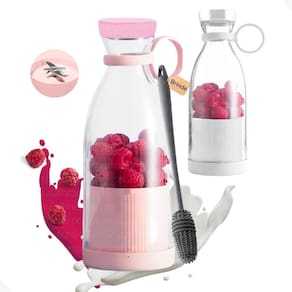 Mini Liquidificador Portátil Juicer Recarregável - Rosa