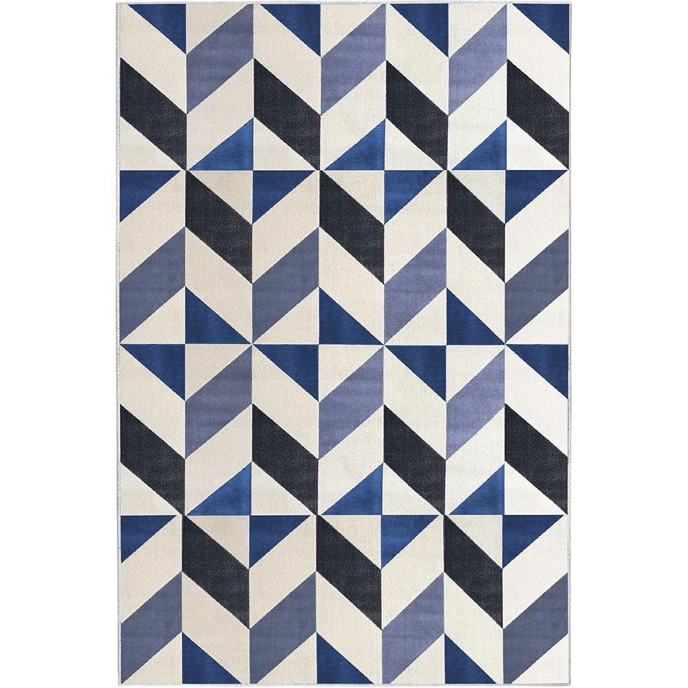 Tapete Para Sala Lyre Azul 2,00x3,00 São Carlos