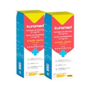 Kuramed Spray 20 1 30 Mg c/ 50ml - Kit c/ 2 und