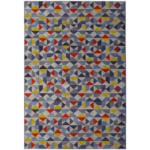 Tapete Sala School Caleidoscopio Rubi 2,50x3,50 São Carlos