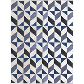 Tapete Para Sala Lyre Azul 3,00x4,00 São Carlos