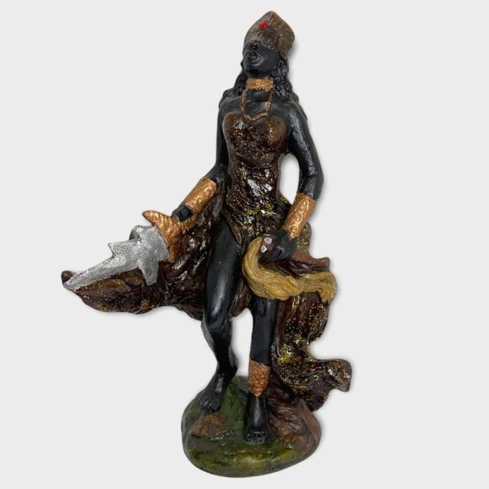 Orixá Iansã Em Resina 14 Cm Umbanda Candomblé-Escolha A Cor