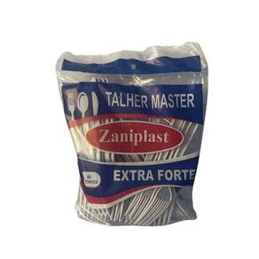 Garfo Master Off White C/50 Zaniplast