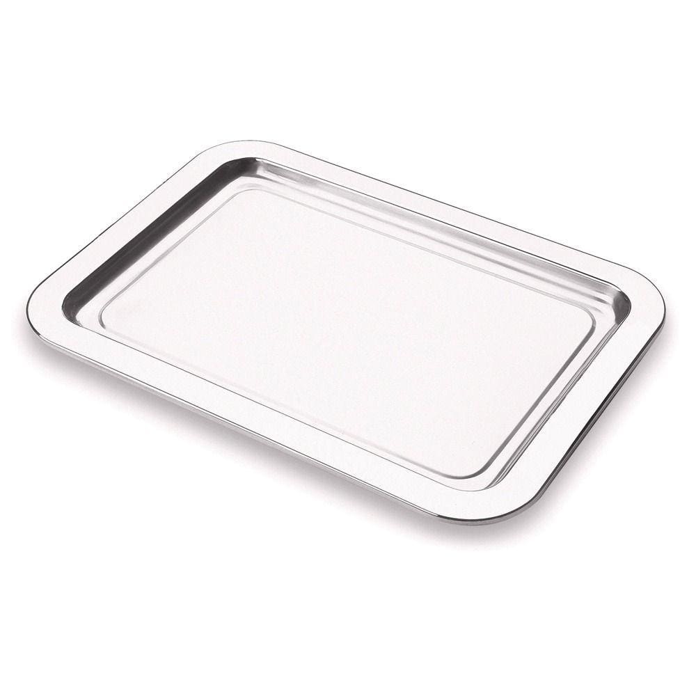 Bandeja Aço Inox 25x34,5cm Pop