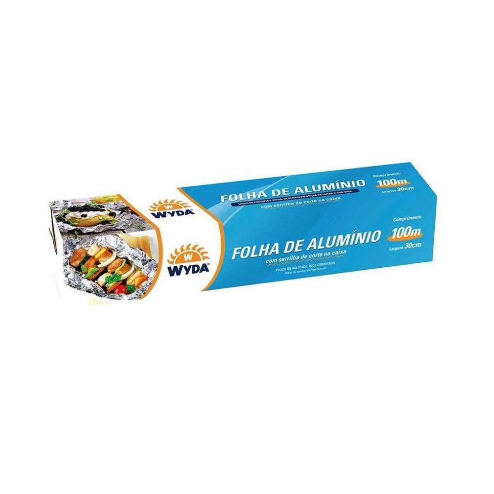 Papel Aluminio 30 Cm X 100 M Wyda