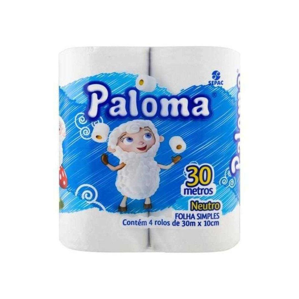 Papel Higienico Paloma C/4