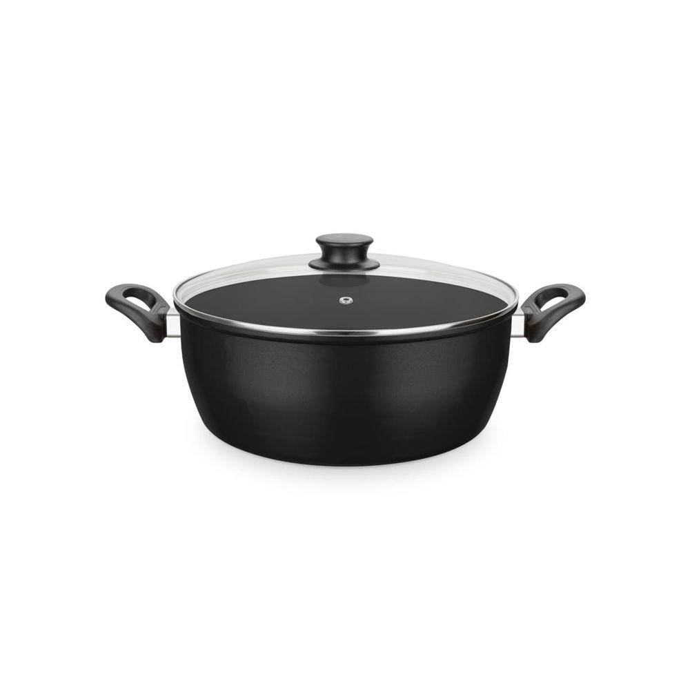 Caldeirão Preto Antiaderente Gulê 28Cm