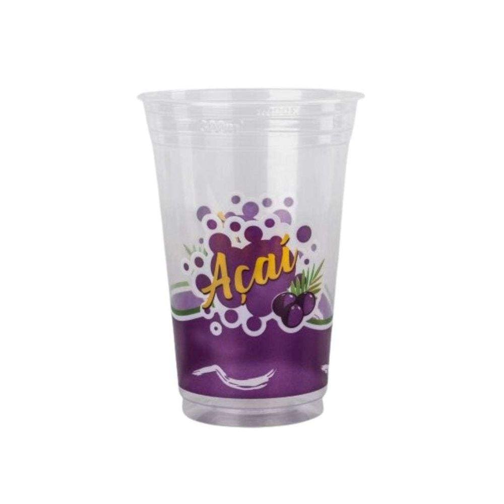 Copo Pp-330 Ml Acai C/50 Copaza