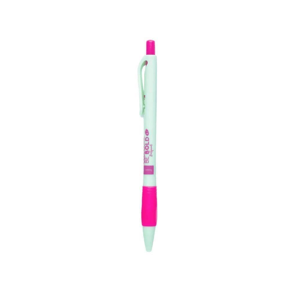 Caneta Esferográfica Be Bold Perf. Gel Rosa Newpen