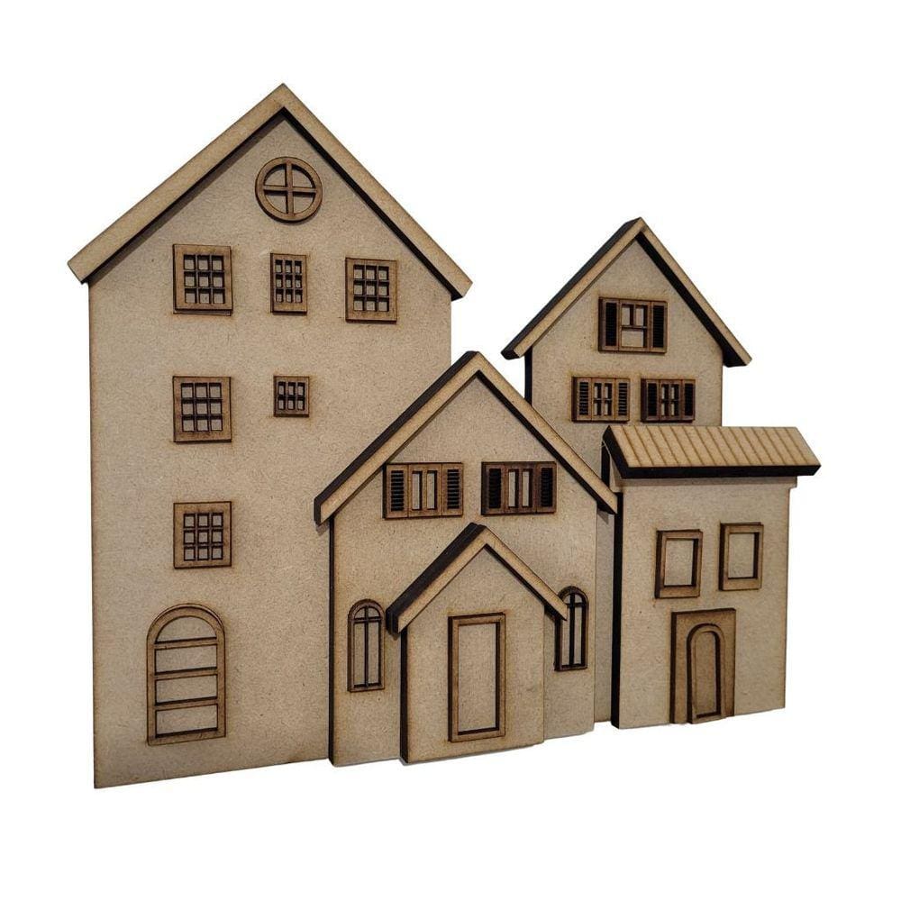 Kit 4 Casinhas p/Condomínio 6mm