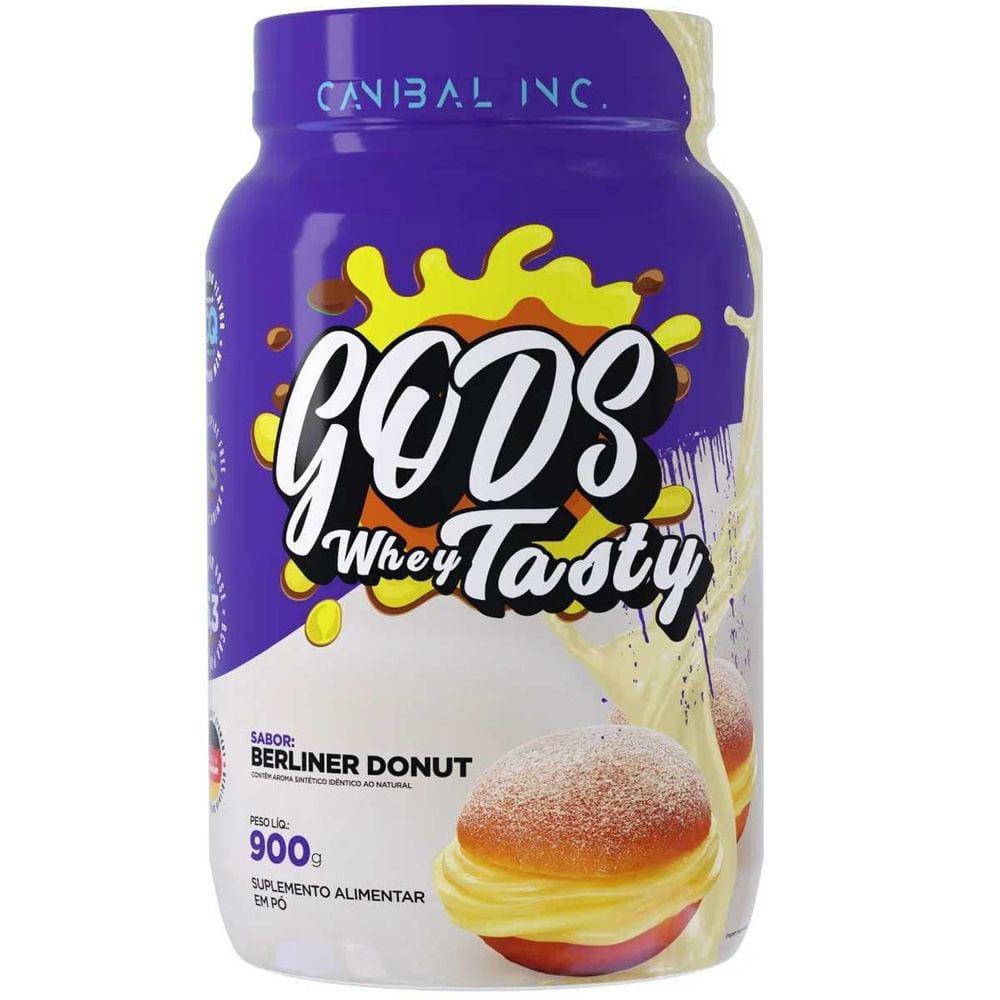 Gods Whey Tasty Whey Protein 3W 900G Canibal Sabor Sonho