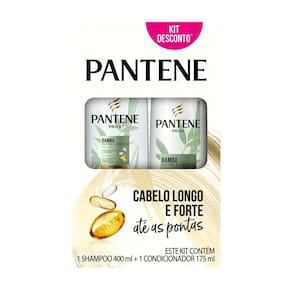 Shampoo 400Ml + Condicionador 175Ml Pantene Bambu Nutre E Cresce