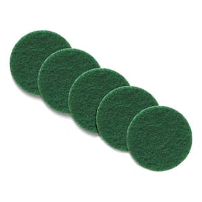 Disco Verde 510Mm Enceradeira Para Limpeza De Piso 5 Unidade