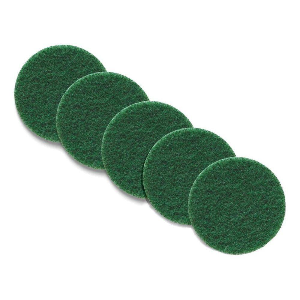 Disco Verde 510Mm Enceradeira Para Limpeza De Piso 5 Unidade