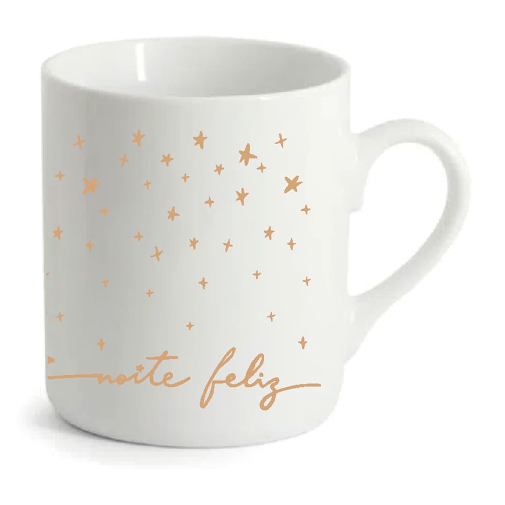 Caneca de Cerâmica Com Pingente Natal Mágico - É Dia De Amar