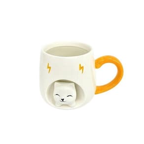 Caneca de Porcelana Gatinha Cute Coffee 310ml