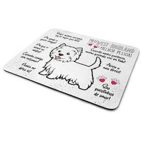 Mouse Pad Dog - Meu West Highland, melhor pessoa!