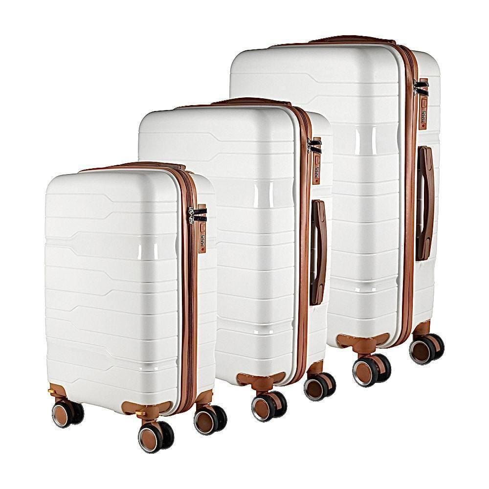 Kit Mala 32Kg+ Mala 23Kg+Mala 10Kg Polipropileno Inquebrável