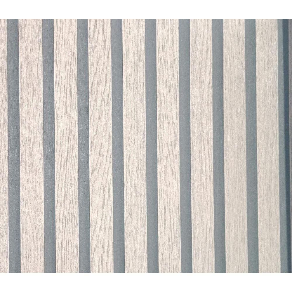 Papel De Parede Vinilico Estilo Ripado Marrom- Unique5068
