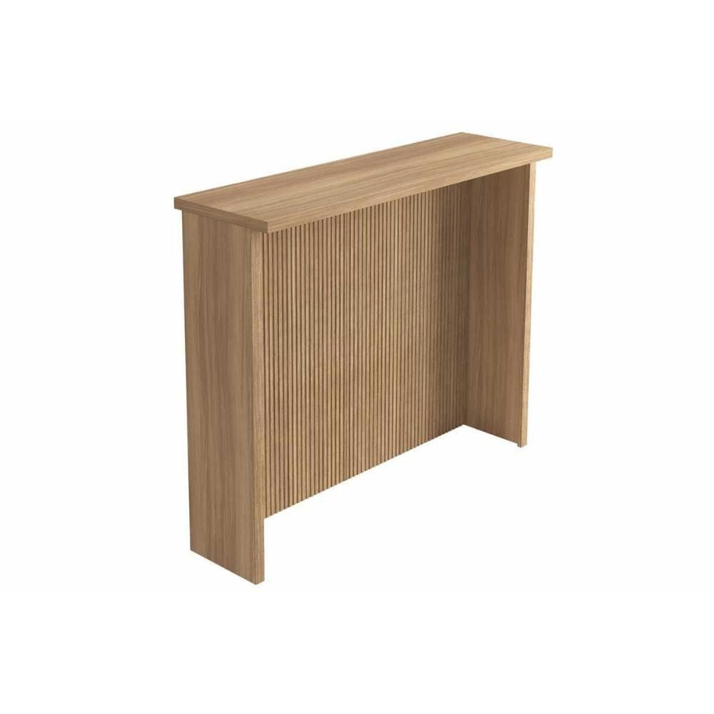 Armário de Cozinha Modulado Painel Ilha Canelado 120cm Nature - Nesher