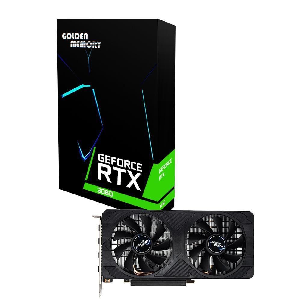 Placa Vídeo Golden Memory Nvidia Geforce Rtx 3060 12Gb