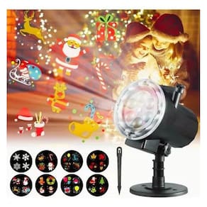 Projetor LED Natalino Holográfico 10W - Controle Remoto
