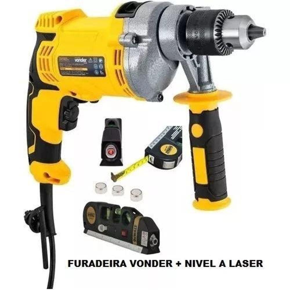 Furadeira Impacto 1/2 850w Vonder Plus 110v - Uso Industrial