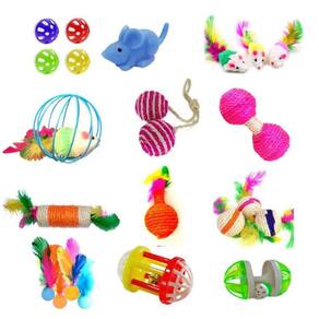 Brinquedos Para Gatos Kit 12 Intens