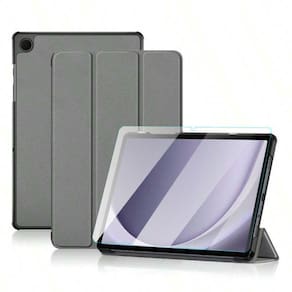 Capa Couro + Película Vidro Para Tablet Samsung A9+ 11 X210