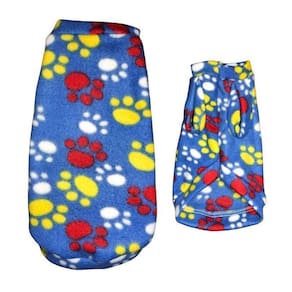 Roupa Para Cães - Capa Para O Inverno Azul G