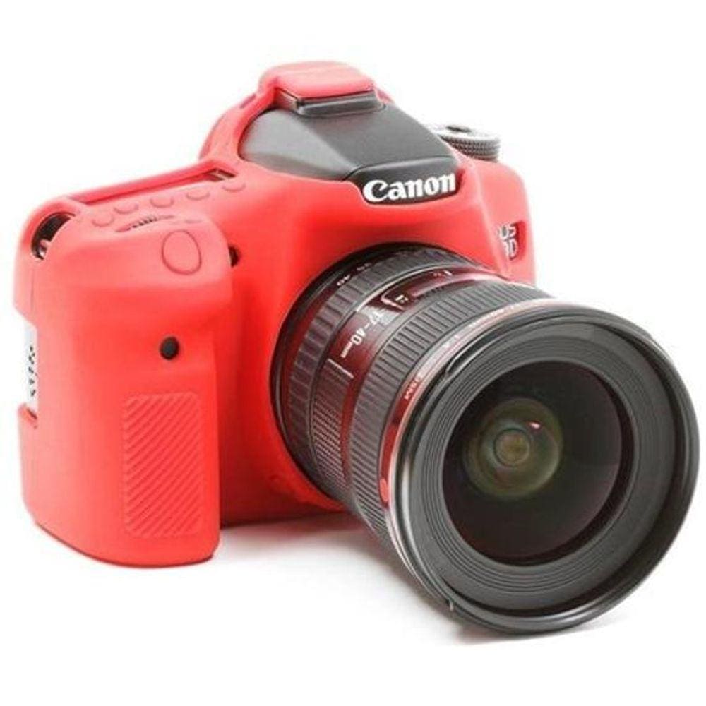 Capa De Silicone Para Canon Sl1 - Vermelha