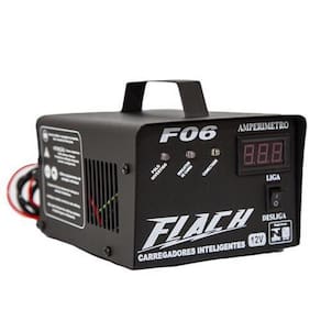 Carregador Inteligente De Bateria 6A-12V Bivolt F06 - Flach