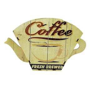 Porta Filtro Em Madeira Coador De Café Decor - Coffe Fresh