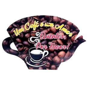 Porta Filtro Em Madeira Coador De Café Decor - Café E Amor