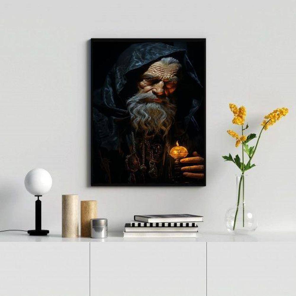 Quadro Decorativo Mago- Arquétipo 24X18Cm