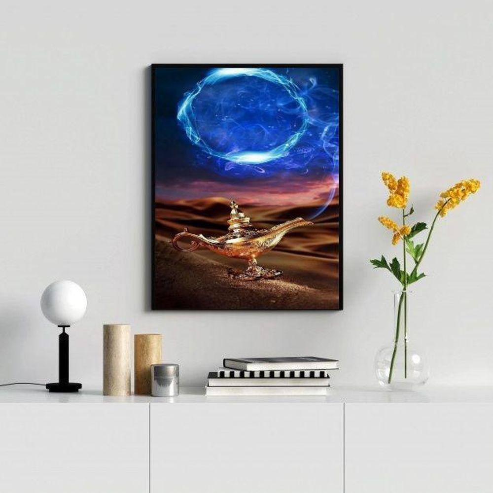 Quadro Decorativo Lâmpada Mágica- Arquétipo 24X18Cm