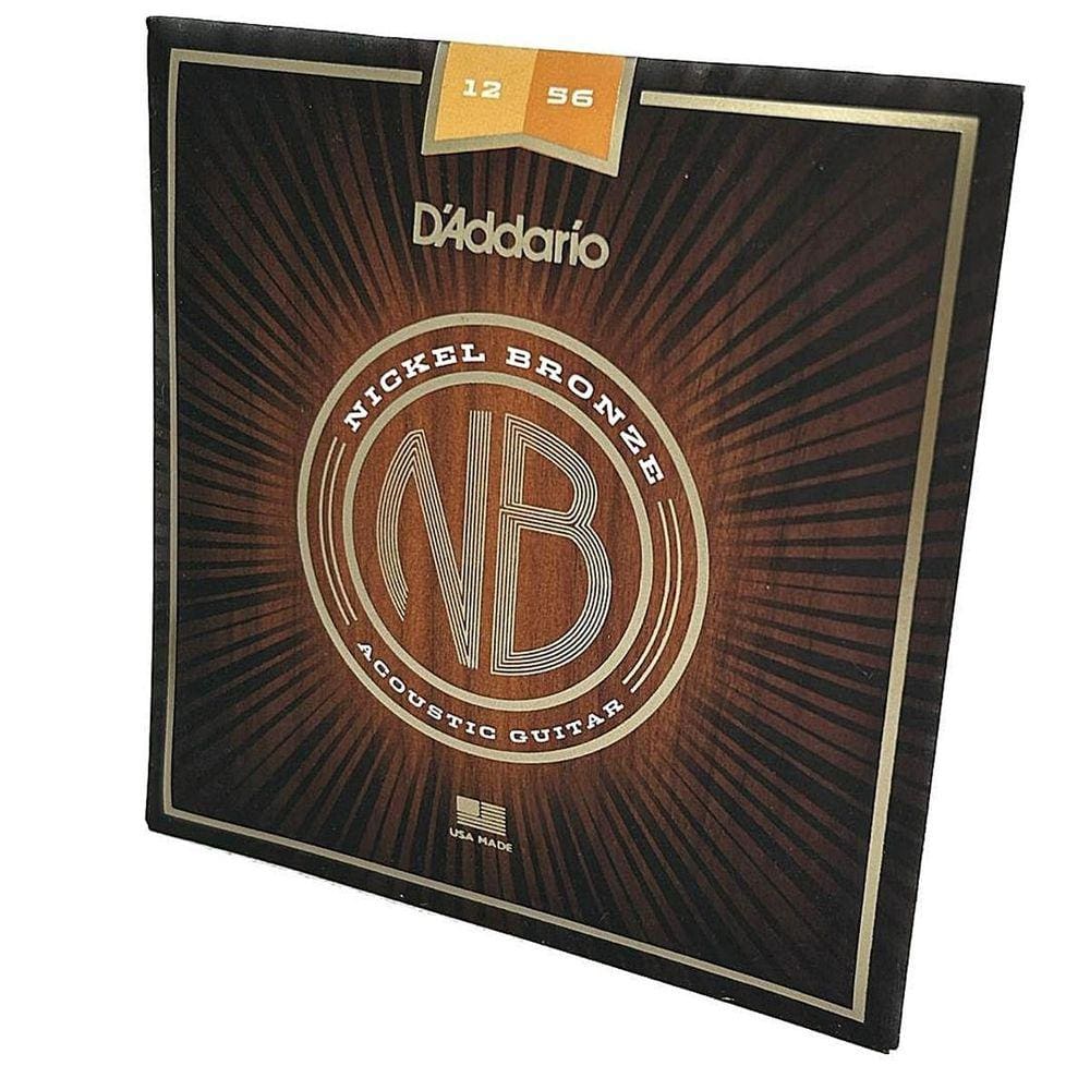 Encordoamento Violão Aço 12-56 Daddario Nickel Bronze Nb1256